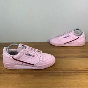 Adidas Womens Continental 80 Pink Leather Sneaker